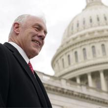 Congressman Zinke in front of Capitol